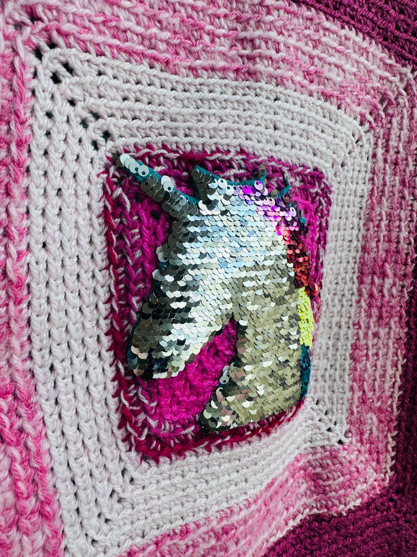 Unicorn Crochet Cardigan