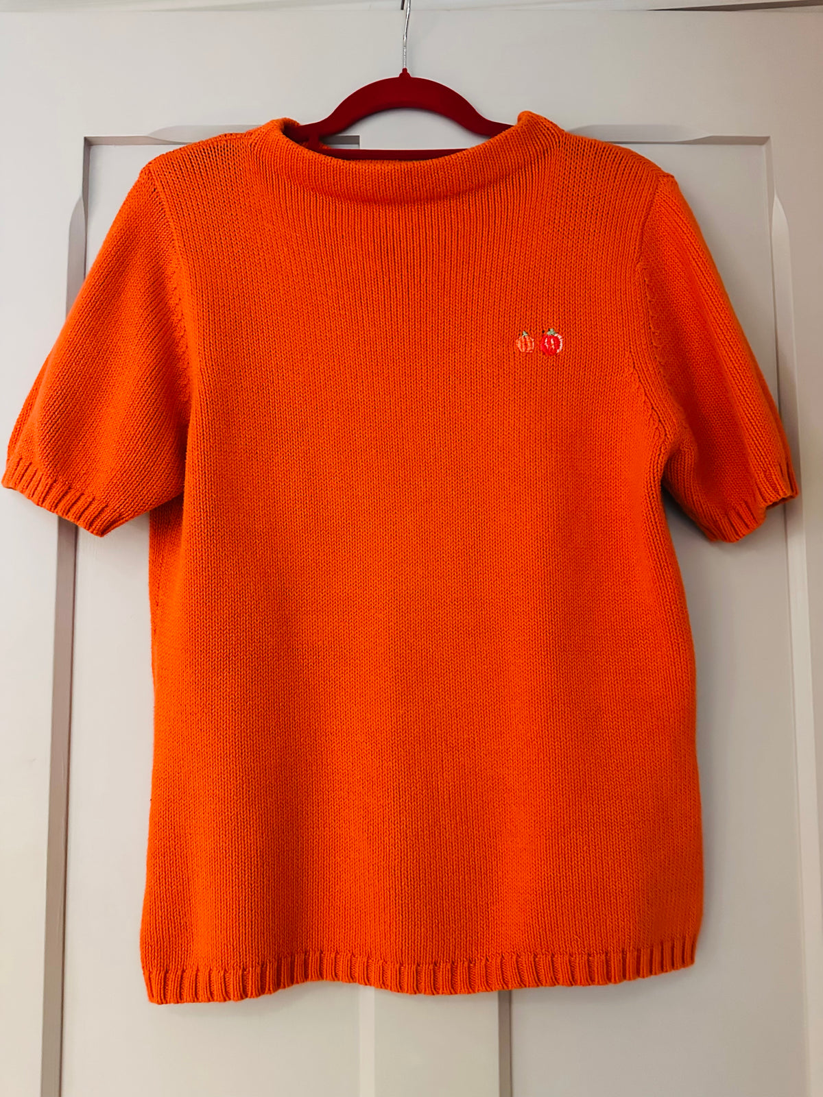 Vintage Orange Pumpkin Jumper