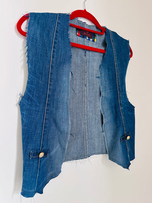 Dark Denim Waistcoat