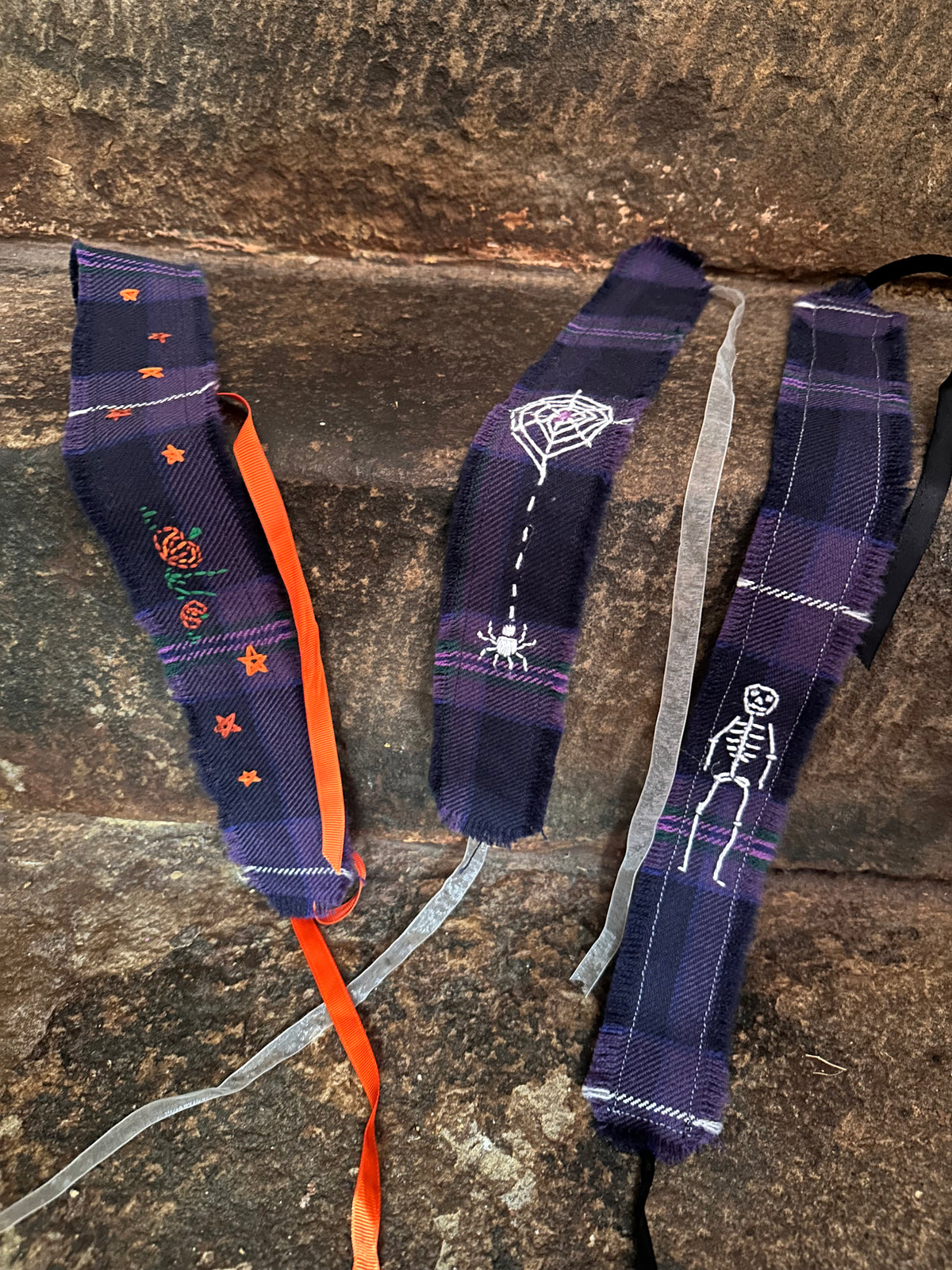 Purple Wool Pumpkin Headband