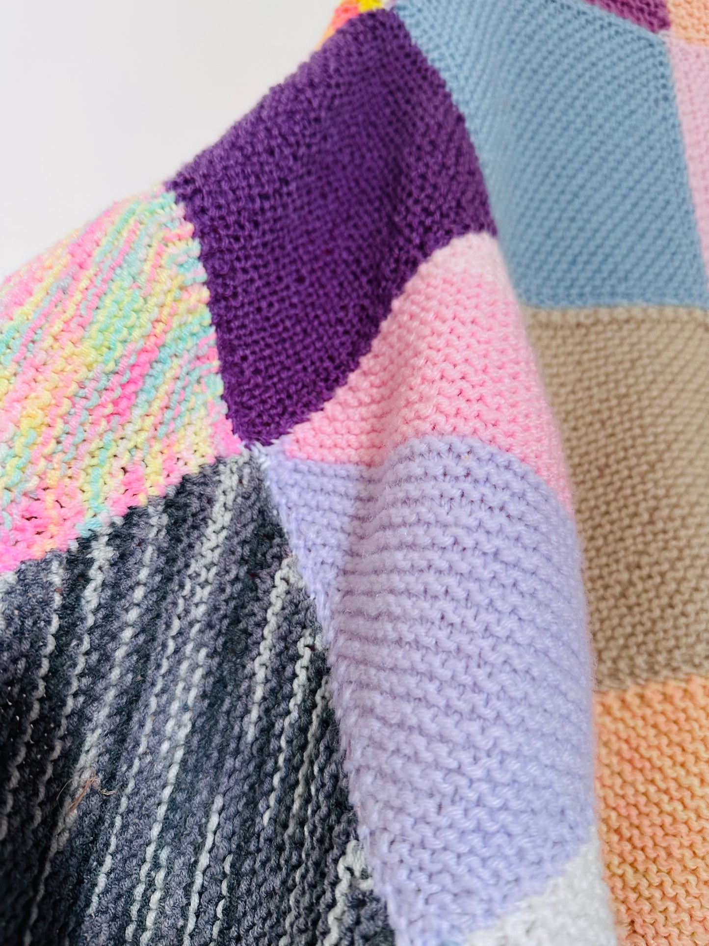 Pastel Patchwork Cardigan