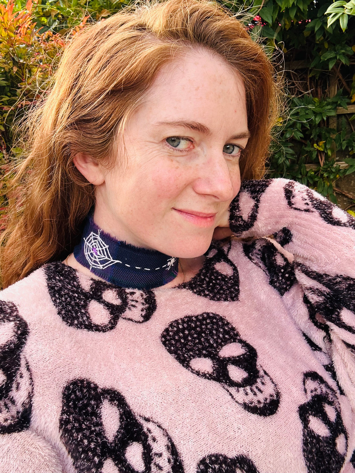 Purple Wool Spider Headband