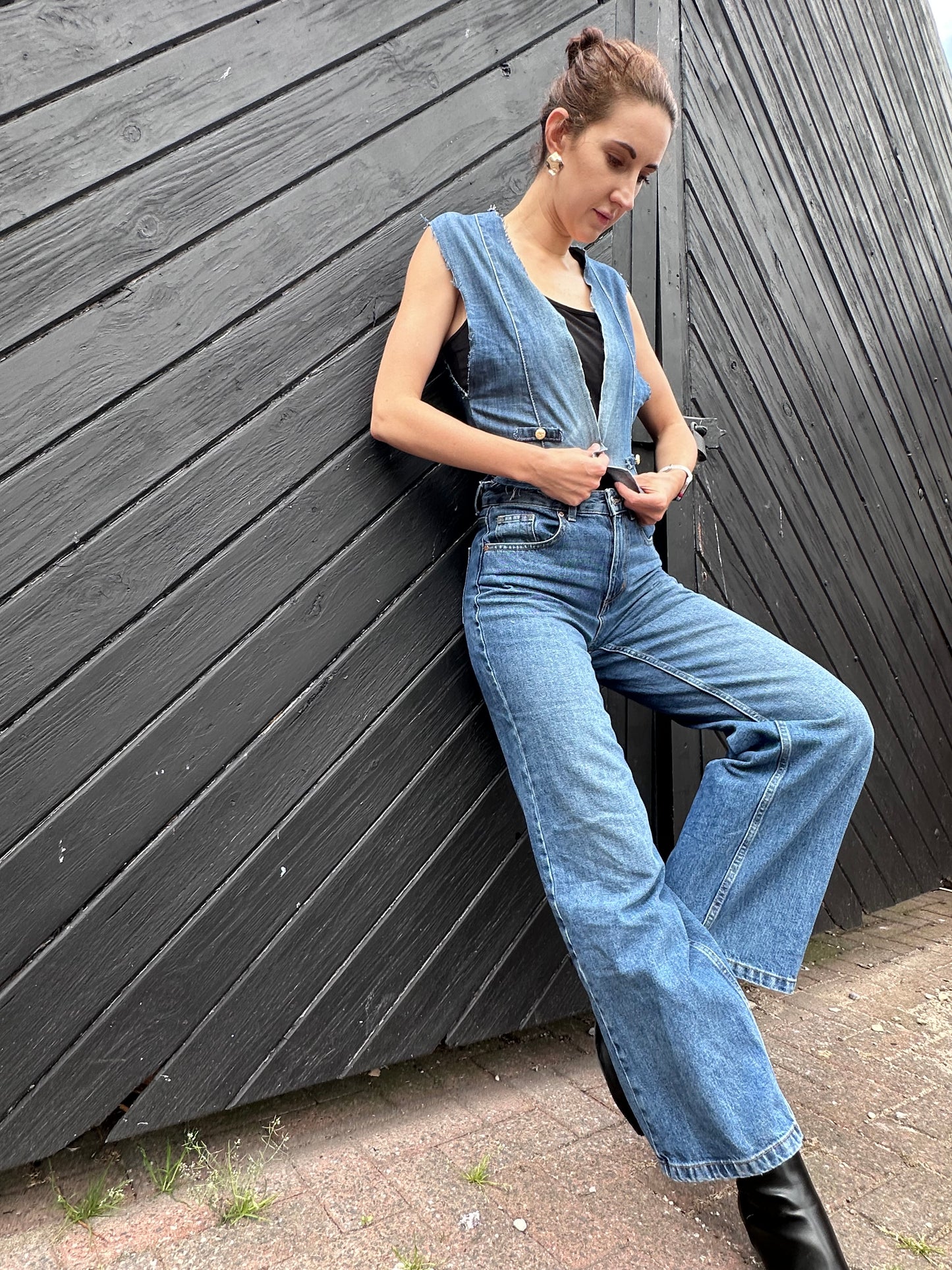 Dark Denim Waistcoat