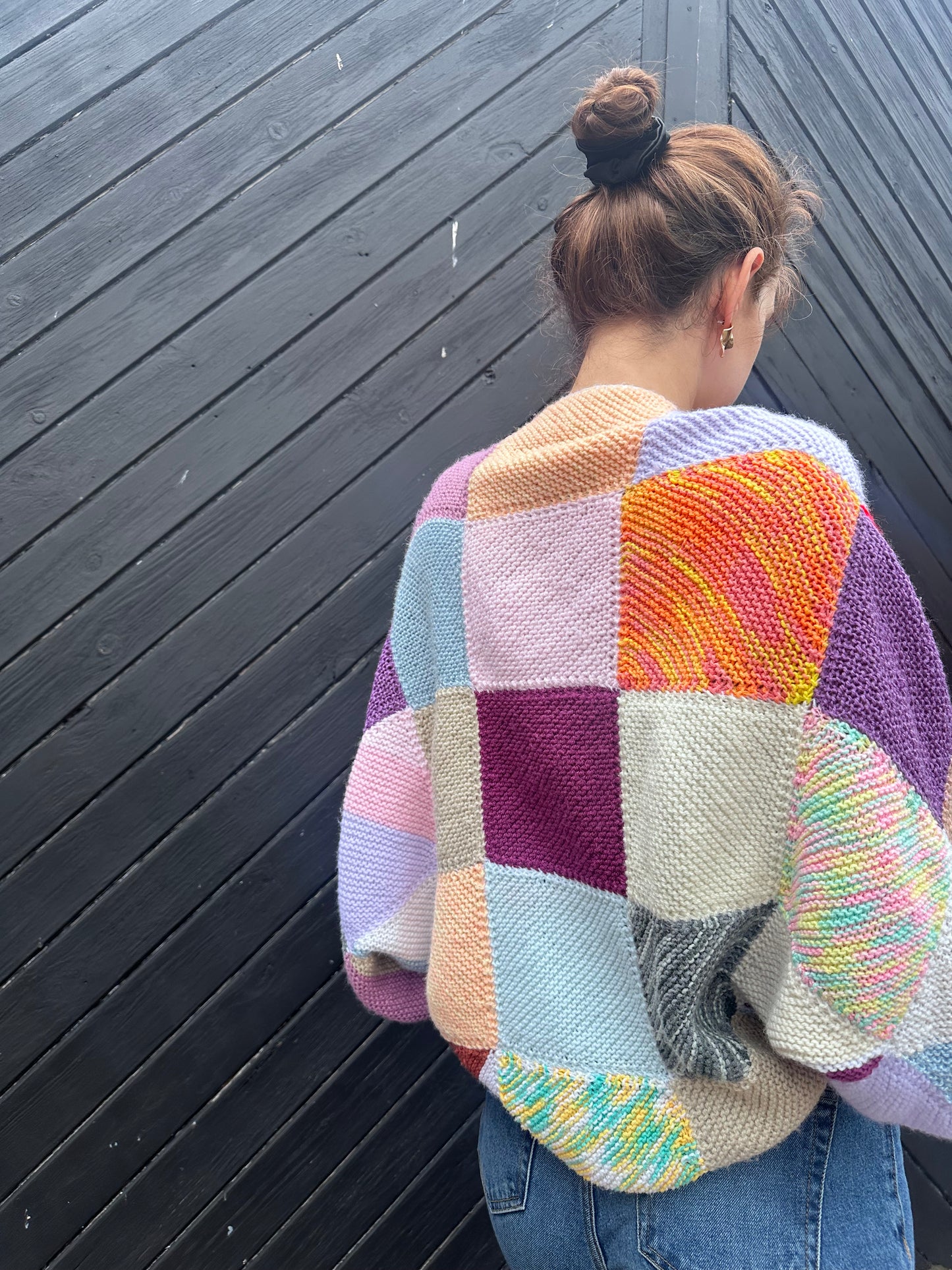 Pastel Patchwork Cardigan