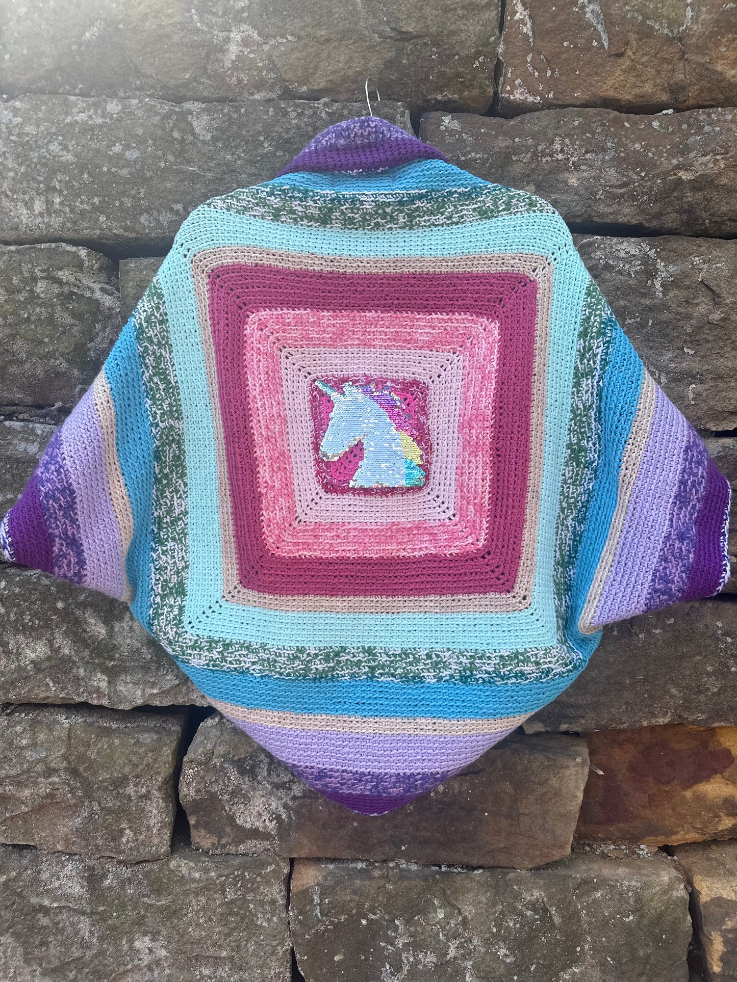 Unicorn Crochet Cardigan