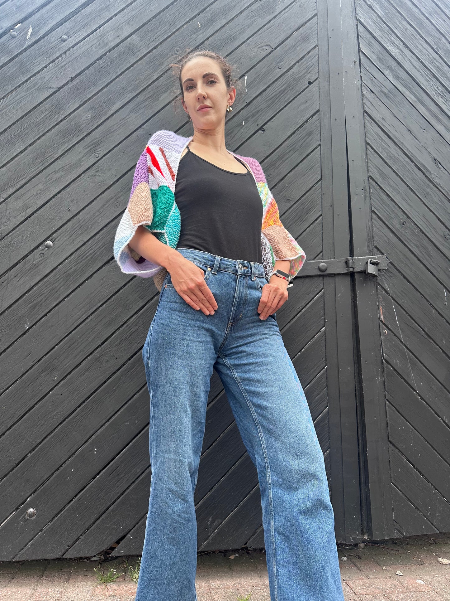 Pastel Patchwork Cardigan