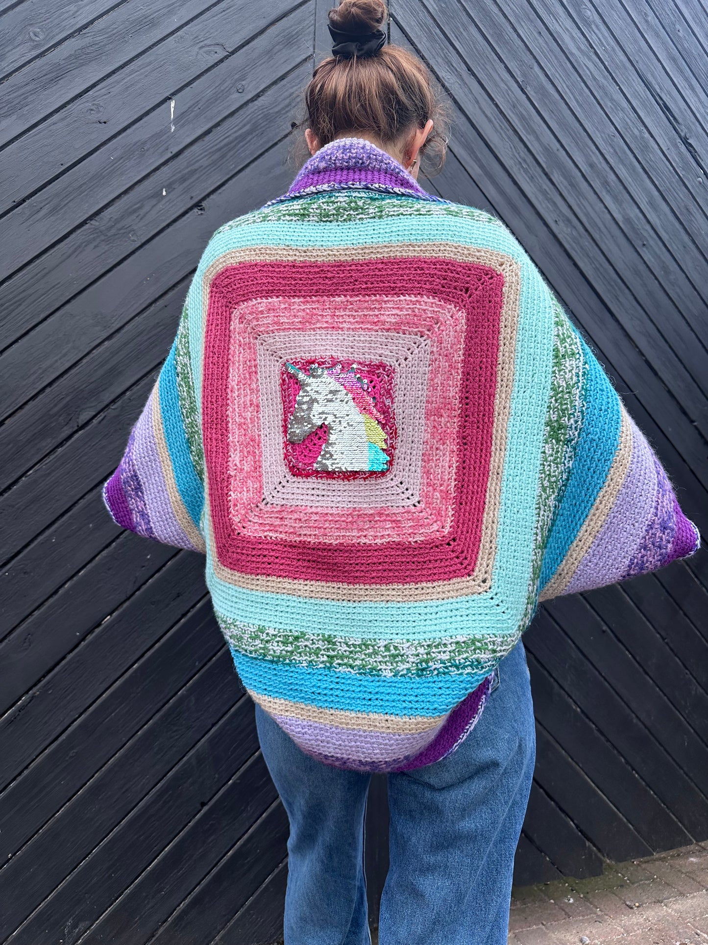 Unicorn Crochet Cardigan