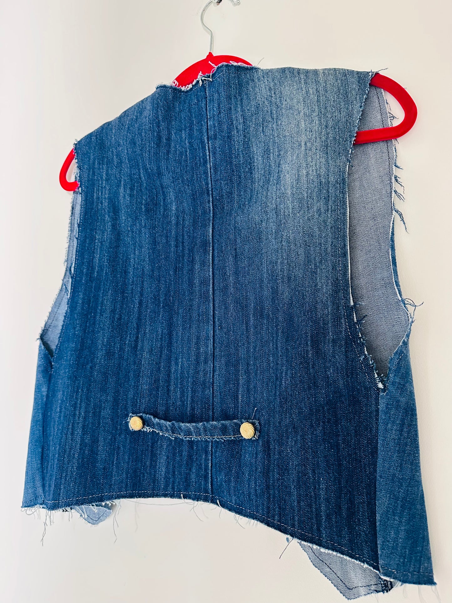 Dark Denim Waistcoat