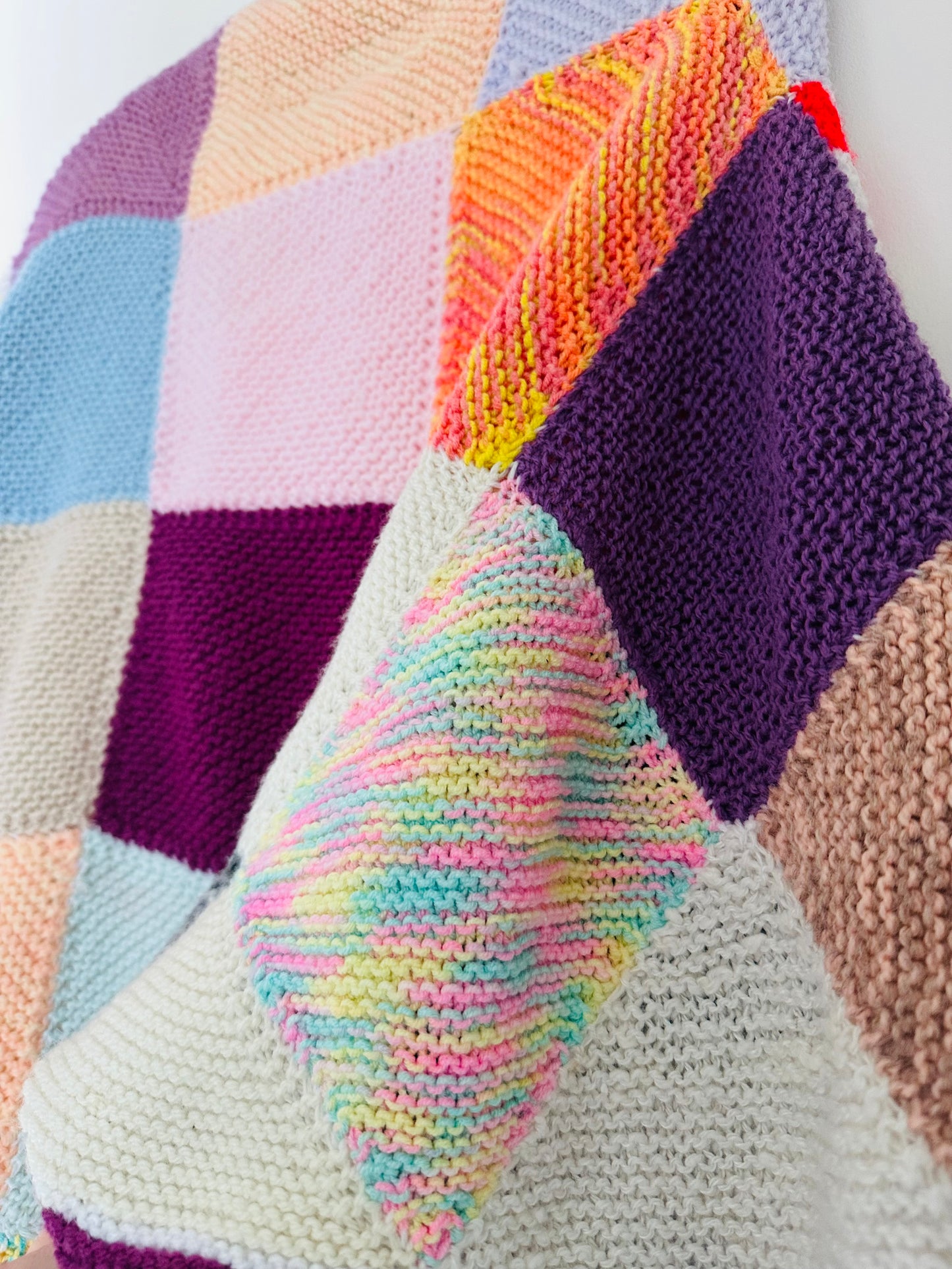 Pastel Patchwork Cardigan