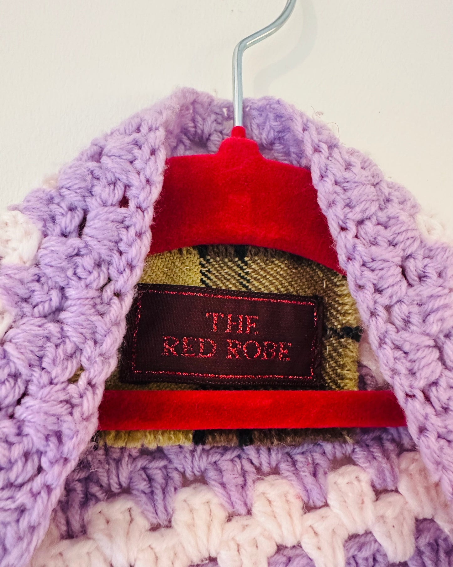 Lilac Crochet Snuggle Cardigan (freesize)