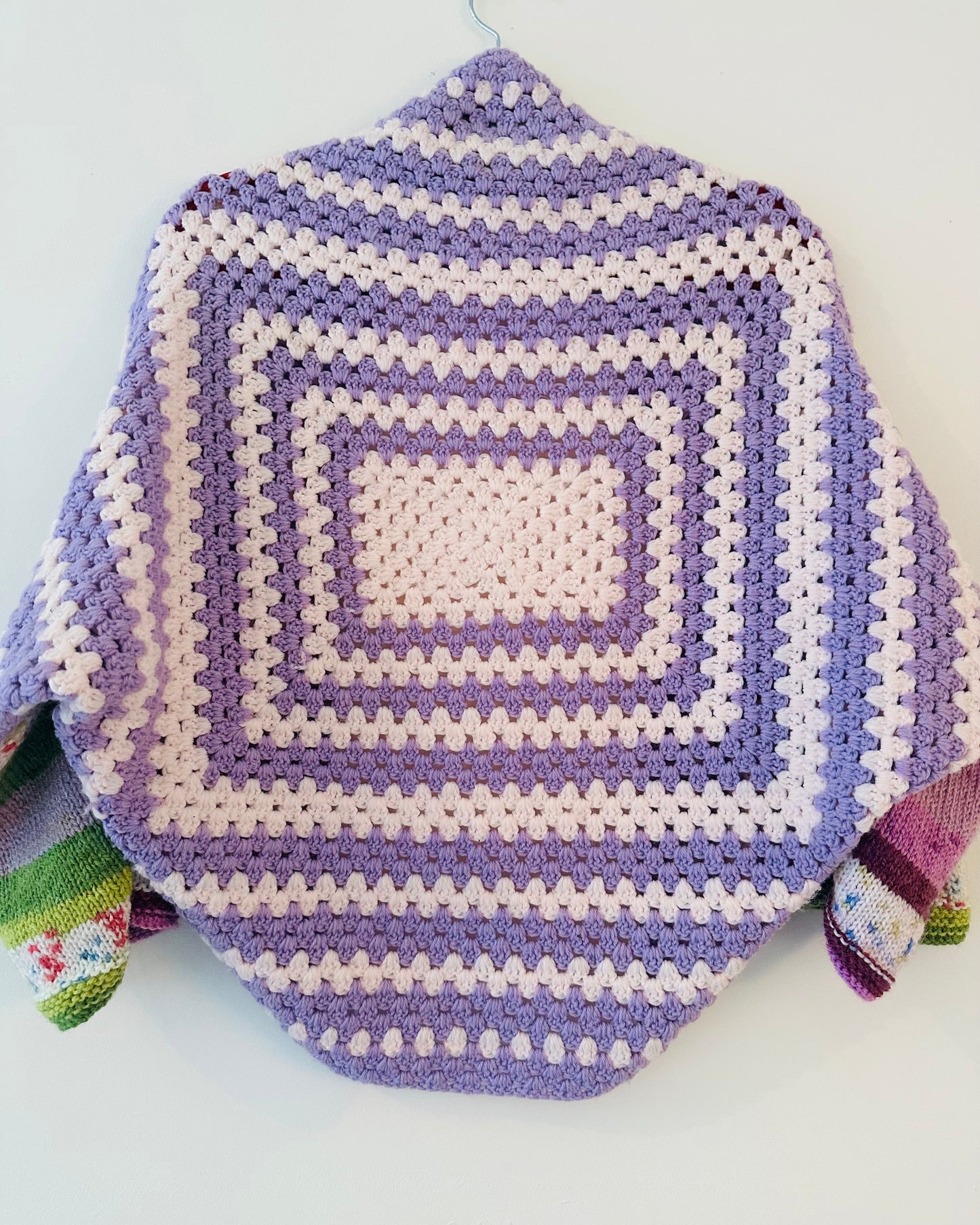 Lilac Crochet Snuggle Cardigan (freesize)