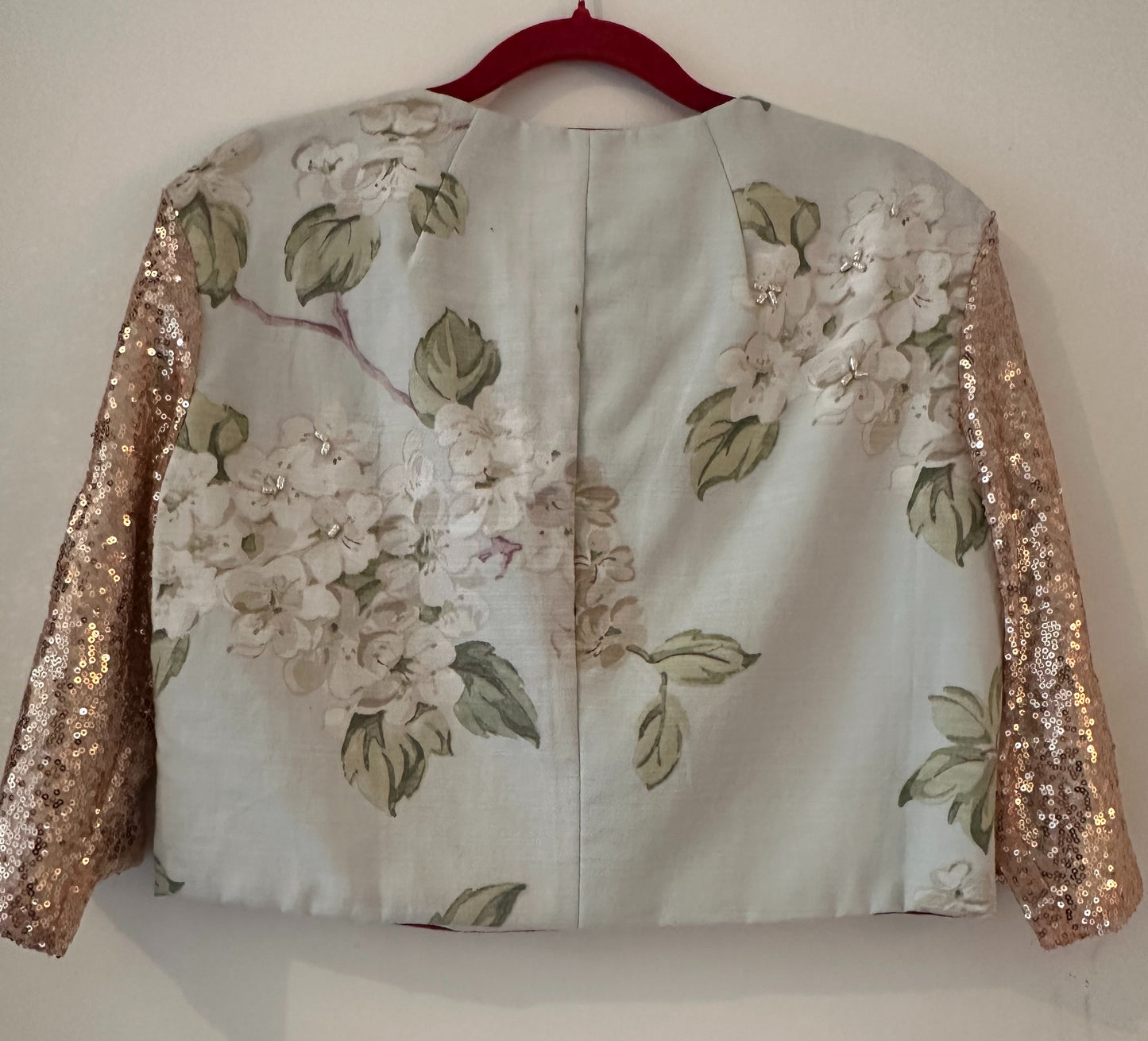 Pink Velvet Blossom Jacket (medium)